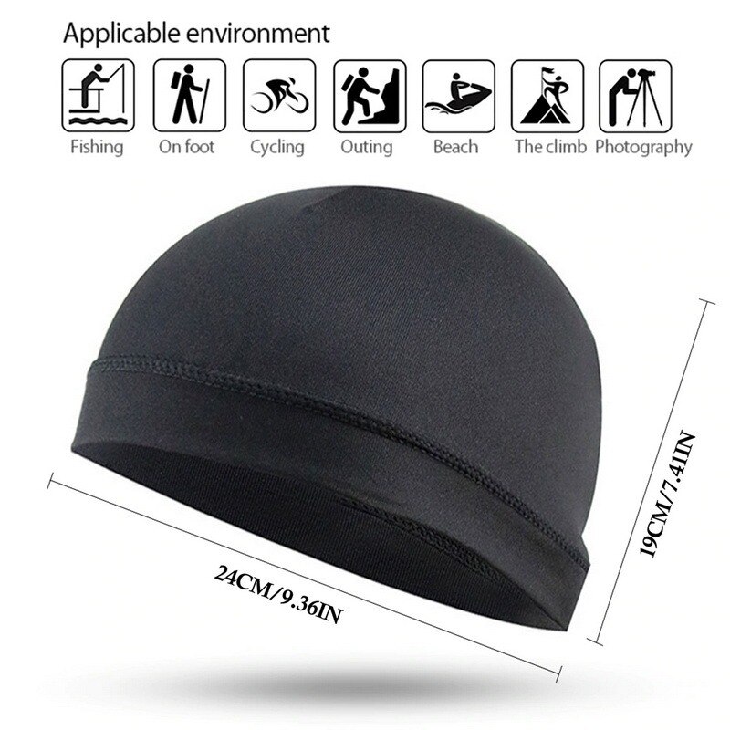 Topi Beanie Bersepeda Musim Pa - Running Cap Mesh ulasan dan harga