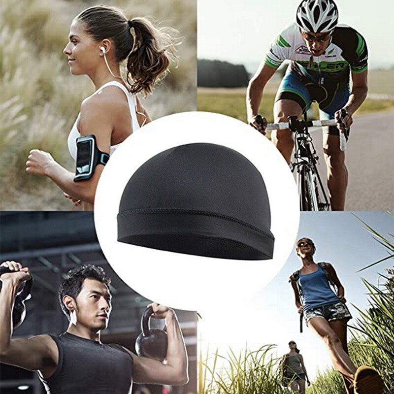 Topi Beanie Bersepeda Musim Pa - Running Cap Mesh ulasan dan harga